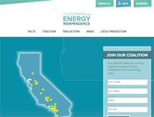 Tablet Screenshot of energyindependenceca.com